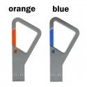 Manufacturer spot stainless steel metal triangle key U disk can be customized creative gift promotion metal triangle U disk