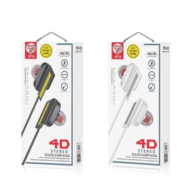 New ysk-105 wire in ear game headset cool solid color high quality student game headset wholesale