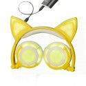 Cross border e-commerce boom headset manufacturers wholesale spot cat light charging headset folding children's headphones