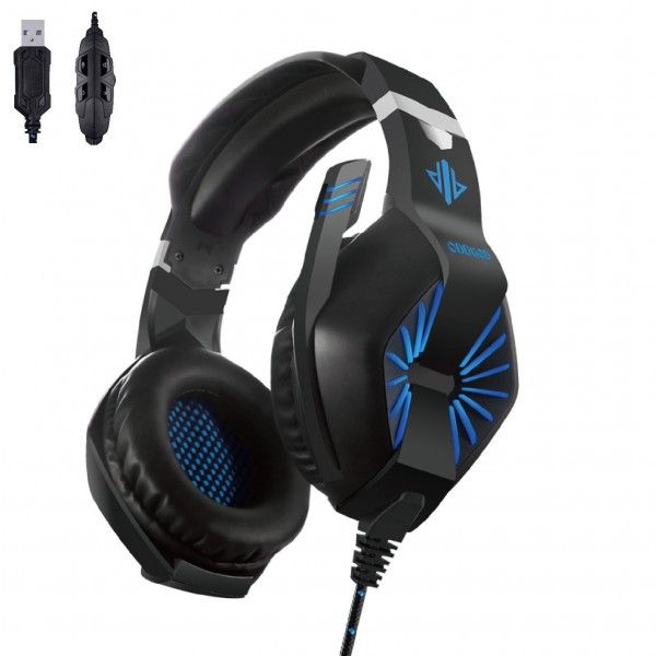 Factory direct selling headset 7.1 channel computer game vibrating headset microphone USB NOTEBOOK headset