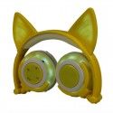 Micro supply commodity cat ear light charging Wireless Bluetooth headset folding mobile phone computer headset