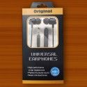 Metal earphone wire controlled subwoofer mobile phone computer earphone in ear earphone earplug general wholesale