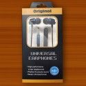 Metal earphone wire controlled subwoofer mobile phone computer earphone in ear earphone earplug general wholesale