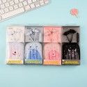 Ed-1017 cartoon cartoon monster horn headset with cute storage box mobile phone universal wired headset wholesale