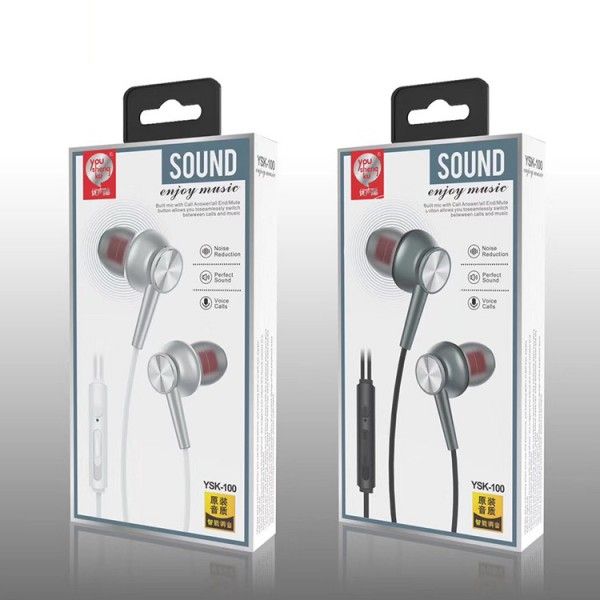 New ysk-100 high quality music in ear tuning headphones creative fashion student game headphones wholesale