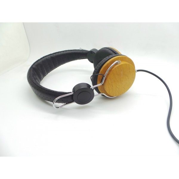 Hot selling earphone fashion wired earphone lx-f4 wooden wired earphone