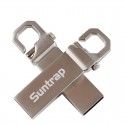 Keychain metal U disk customized security encryption logo can be printed wholesale metal U disk