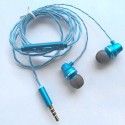Metal subwoofer wire controlled earphone mobile phone computer general earphone in ear chicken eating game earphone wholesaler
