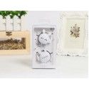 Kn313 cartoon rabbit expression ear hanging earphone student sports music color wire control earphone wholesale