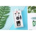 New kn-6111 multicolor fruit series earphone free mobile phone bracket wired sports voice earphone wholesale