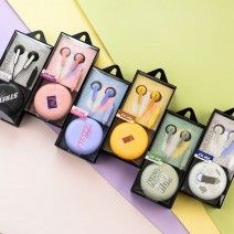 Ed-1025 earphone 3.5mm general street style with storage box multi color trend music by wire earphone wholesale