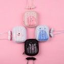 Ed-1017 cartoon cartoon monster horn headset with cute storage box mobile phone universal wired headset wholesale