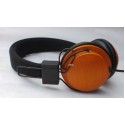 Supply of headset computer headset wooden headset lx-100 wooden folding headset