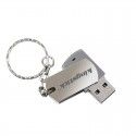 Metal rotary U-disk 2019 new portable fashion metal rotary customizable wholesale U-disk