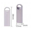 Mini smiley face metal U-disk custom Keychain metal U-disk logo laser engraving U-disk
