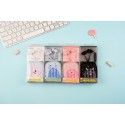 Ed-1017 cartoon cartoon monster horn headset with cute storage box mobile phone universal wired headset wholesale