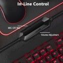 Spot cross border erxungj5 electronic competition headset with MCL mobile phone computer game headset