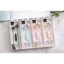 Popular cartoon earphone in ear mobile phone earphone 3.5 wire control cartoon earplug subwoofer wired music earphone