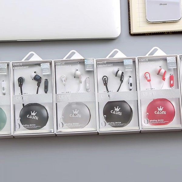 Manufacturer direct high quality earphone cs-161 earphone storage box music game cable earphone wholesale