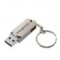Metal rotary U-disk 2019 new portable fashion metal rotary customizable wholesale U-disk