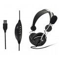 Cross border e-commerce manufacturers wholesale black and blue rotating mark wearable USB plug computer headset