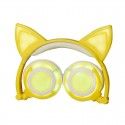 Cross border e-commerce boom headset manufacturers wholesale spot cat light charging headset folding children's headphones