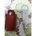 [leather case U disk] customized and printed logo leather case U disk high speed waterproof car key ring leather case U disk