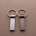 Keychain metal U disk customized security encryption logo can be printed wholesale metal U disk 