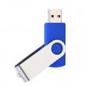 Manufacturer spot metal rotary U disk wholesale custom business exhibition custom gift U disk Mini Rotary U disk