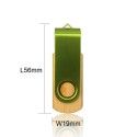Wood rotary clip U disk custom environmental protection wood U disk logo laser engraving U disk