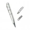 Factory spot creative metal laser pen U disk can add logo writing pen U disk plastic U disk quality assurance