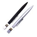 High grade U-disk pen customized key chain metal U-disk pen logo laser engraving U-disk