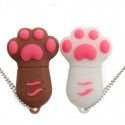 PVC soft rubber cat claw U disk can be wholesale printed logo soft rubber creative cartoon cat claw U disk