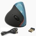 Wireless charging vertical mouse healthy vertical ergonomics 5-button hand holding desktop mouse gift wholesale