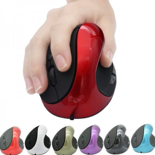 Foreign trade supply vertical creative handheld personalized mouse wireless charging vertical notebook computer office mouse