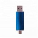 Manufacturer Metal bright color mobile phone U disk customized advertising exhibition gift U disk computer Android mobile phone interface U disk