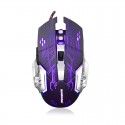 X2 colorful luminous mouse wired mouse eat chicken game mouse desktop laptop general