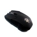 V10 transparent 3-button wireless photoelectric mouse desktop laptop Business Office transparent self mold mouse