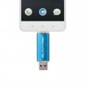 Metal mobile phone two in one u disk Mini U disk sample customized advertising gift promotion metal U disk