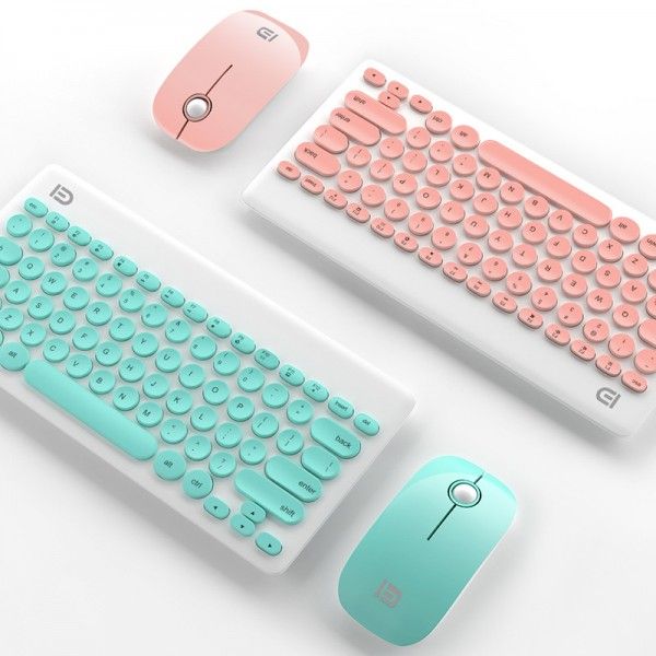 Fude ik6620 notebook wireless keyboard and mouse set Mini silent office typing portable peripherals 