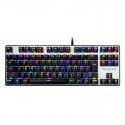 Direct G20 backlight mechanical keyboard 87 key RGB real mechanical keyboard green axis wired keyboard 