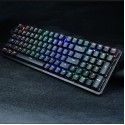 Direct private model pluggable green axis real mechanical keyboard RGB luminous 98 key game mechanical keyboard 