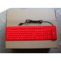 Factory direct silicone game keyboard spot industrial waterproof computer external classic 109 customized mechanical keyboard