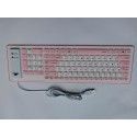 Factory wholesale 103 key silica gel waterproof and dustproof foldable industrial office soft keyboard can be connected with mobile phone