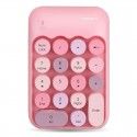 Cross border hot sale 2.4G wireless numeric keyboard Mini powder financial keyboard Office Cashier dedicated numeric keyboard 