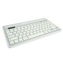 Bluetooth stock h622 silver ultra thin scissor foot mini keyboard notebook for iPad 