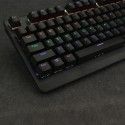 Direct MD pluggable blue axis real mechanical keyboard, luminous mechanical keyboard, 104 key game mechanical keyboard 