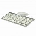 Special price h288 ultra thin Mini Notebook 2.4G wireless Bluetooth keyboard scissors feet wireless keyboard and mouse set 