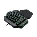 Direct sale K50 game real mechanical keyboard throne special one handed keyboard hand tour keyboard eat chicken 