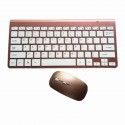 Special price h288 ultra thin Mini Notebook 2.4G wireless Bluetooth keyboard scissors feet wireless keyboard and mouse set 